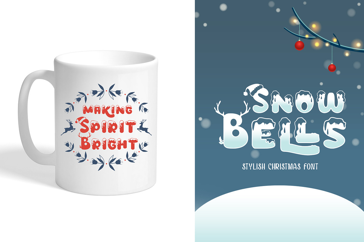 Snow Bells, a Symbol Font by Burntilldead (Photo 3 of 11)