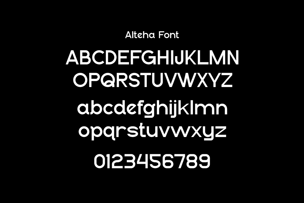 Alteha - Modern Brand Font, a Sans Serif Font by Iqsiart Studio (Photo 11 of 12)