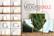 Frame mockupsbundle,gold,wood,W&B, a Print Template by HisariDS Mockup Design (Thumbnail 1 of 12)