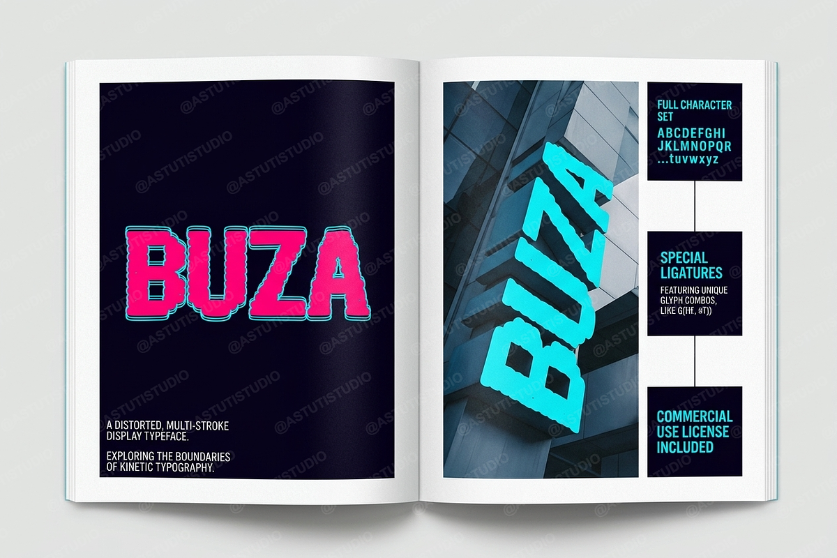 Buza | Elegant & Sophisticated Serif, a Serif Font by Astuti Studio (Photo 8 of 25)