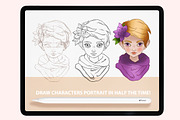 PROCREATE PORTRAIT CREATOR TOOLKIT, a Brush Add-On by AlexandraArt (Thumbnail 2 of 14)