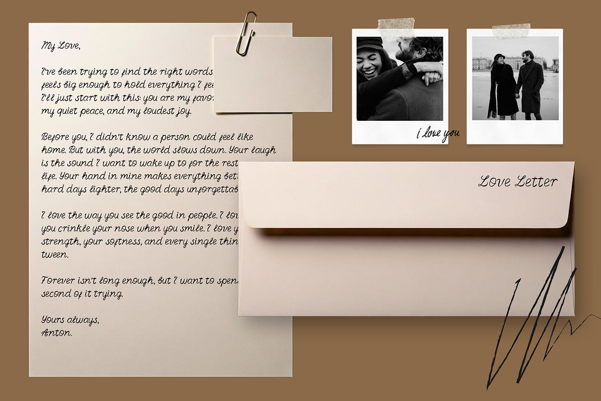 Aesthetic Elegant Romantic Script, a Script Font by Nonceni (Photo 7 of 12)