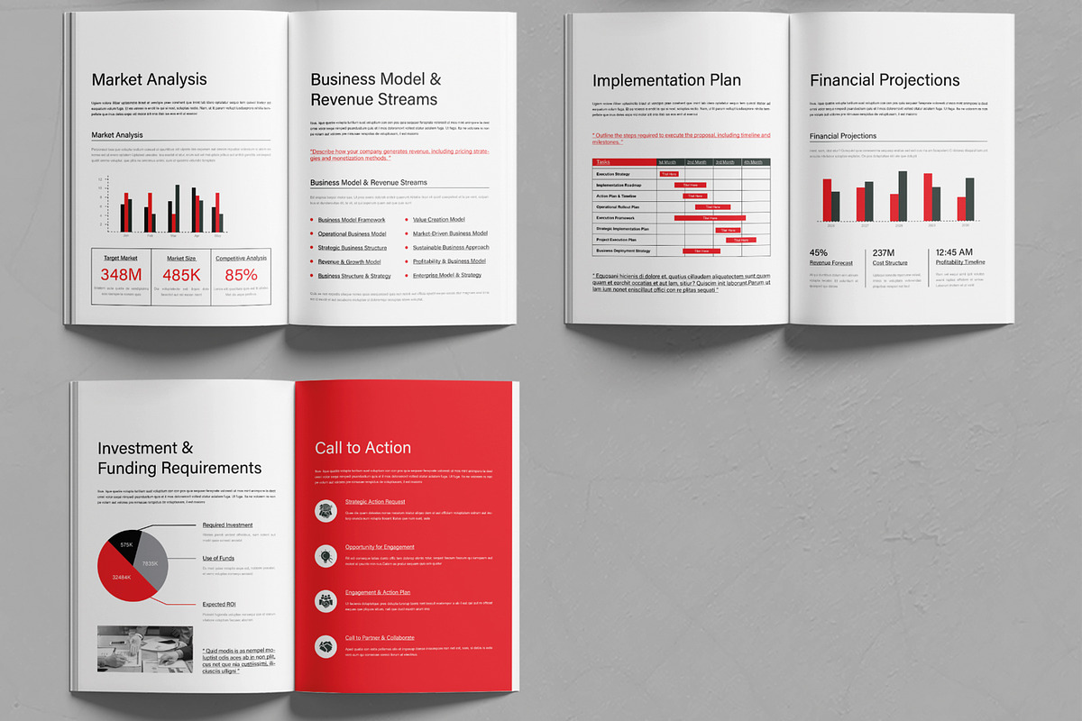 Professional Business Proposal, a Brochure Template by MightyDesign (Photo 3 of 6)