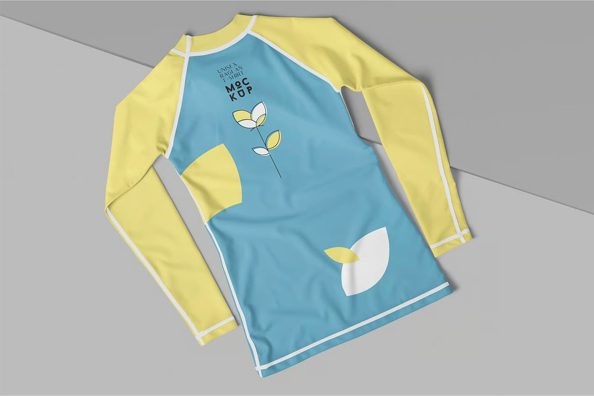 Unisex Raglan Tshirt Mockups, a Shirt Mockup by megostudi0 (Photo 7 of 7)