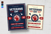 Veterans Day Flyer Template, a Flyer Template by BrandPacks (Thumbnail 1 of 5)