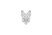 Geometric Luxury Dog Logo, a Branding & Logo Template by Luxury Logos (Thumbnail 3 of 4)