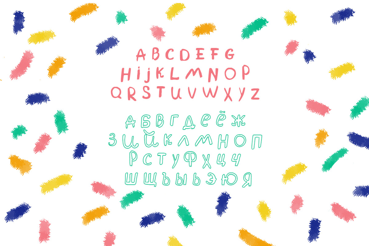 TABIR - kids style font, a Font by Ptashka Design (Photo 2 of 7)