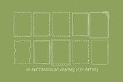 35 Whimsical Vector Borders + Frames, an Object Graphic by Design by Laney (Thumbnail 8 of 14)