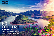 50 Light Leaks Presets for Ps and Lr, a Preset Add-On by ShinyPixel (Thumbnail 1 of 12)