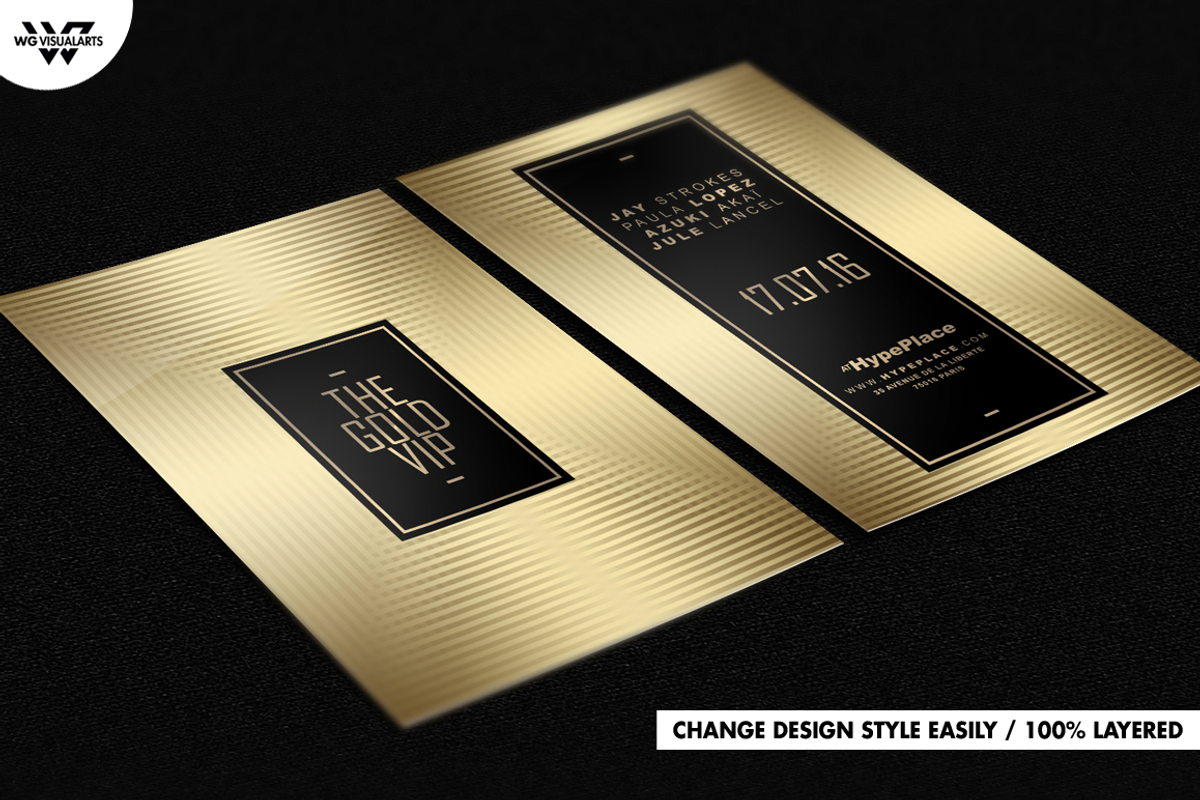 3in1 GOLD MINIMAL Flyer Template, a Flyer Template by WG DESIGN (Photo 5 of 8)