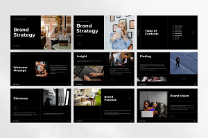 Brand Strategy Canva Template