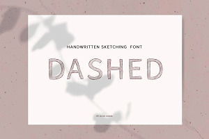 Dashed Handwritten Alphabet