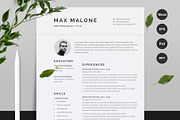 Clean Resume/CV, a Resume Template by Aspect_Studio (Thumbnail 1 of 4)
