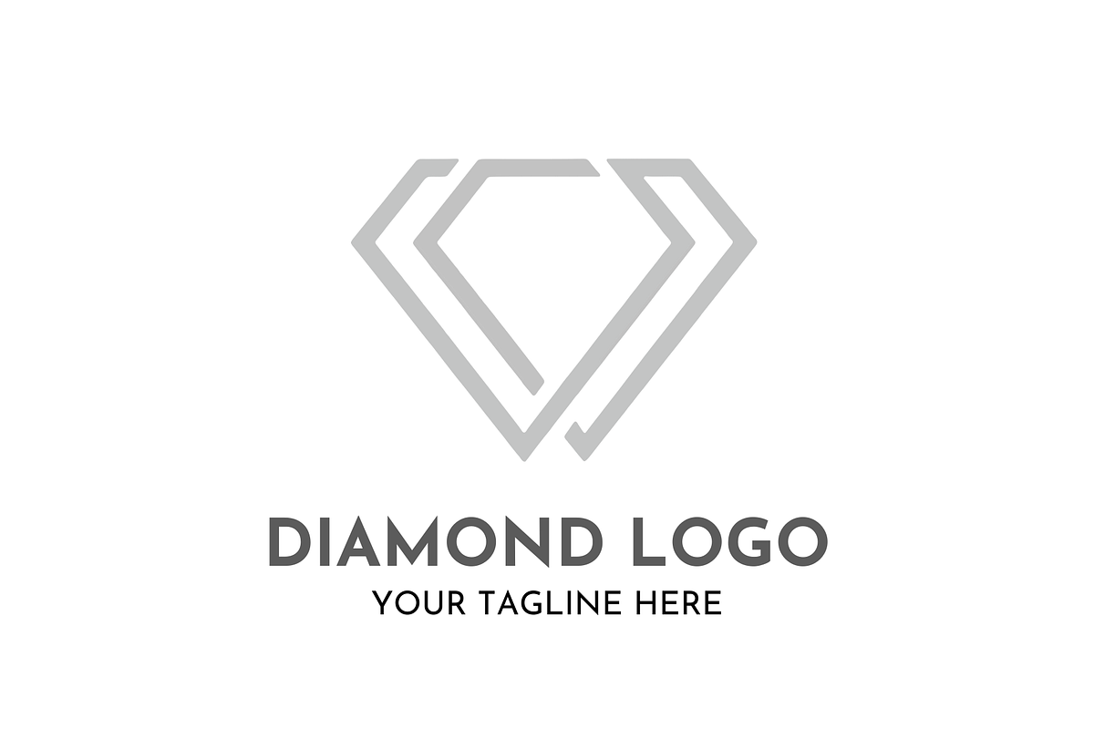 Diamond Logo Design Luxury Crystal, a Branding & Logo Template by Megafox Studio (Photo 1 of 2)