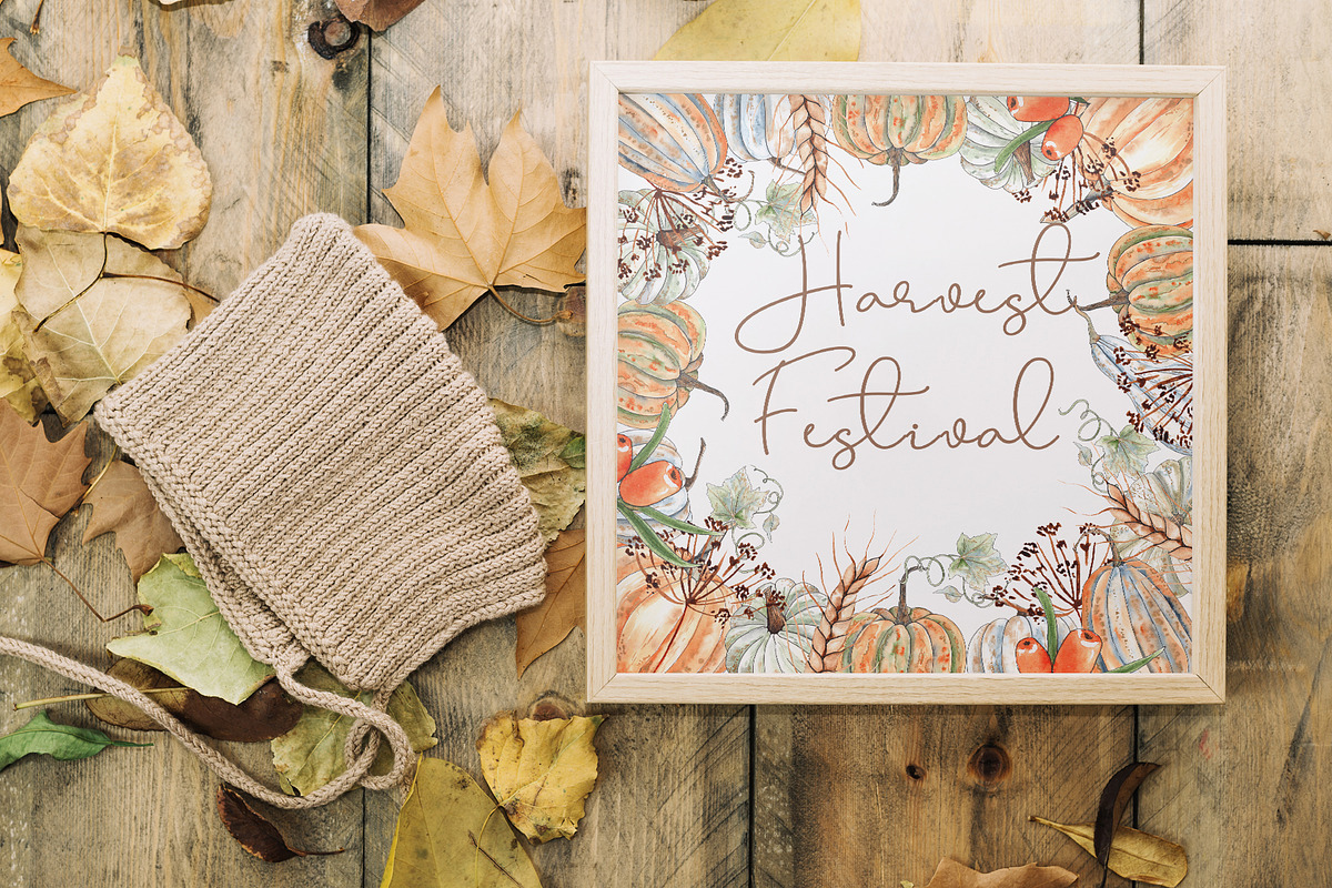 Autumn BUNDLE 8 in 1. Watercolor, an Object Graphic by Ana-Sakuta (Photo 13 of 20)