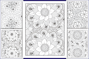 260+ Abstract Coloring Pages Bundle, a Decorative Illustration by Ink Gallery (Thumbnail 2 of 3)