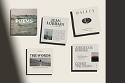 Writers Social Media Vol.5 for CANVA, a Social Media Template by September 5th (Thumbnail 9 of 24)