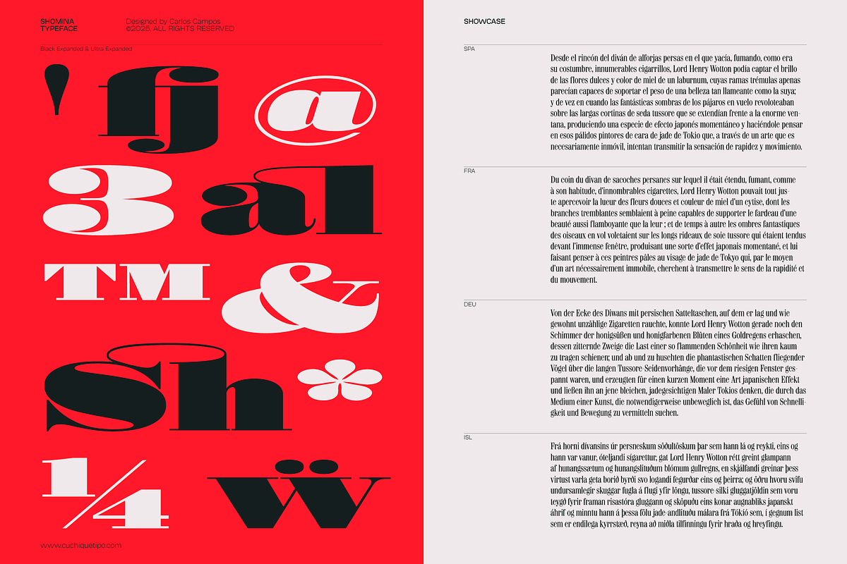 Shomina Font, a Serif Font by Cuchi, qué Tipo! Foundry (Photo 13 of 21)