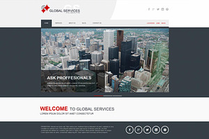 Global Services - Joomla template