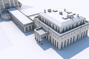 The White House Complex Washington L, an Architecture 3D Model by multimedia4ds (Thumbnail 12 of 16)