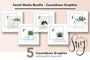 Social Media Bundle - Countdown, a Social Media Template by Savvy Collective Creative (Thumbnail 1 of 4)
