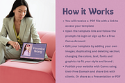 Purple UGC Portfolio Template Canva, a Websites & App Template by The Chaos Project (Thumbnail 8 of 8)