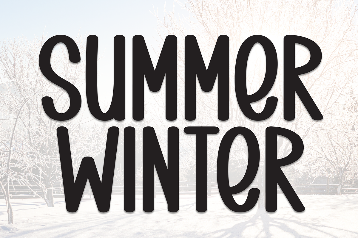 Summer Winter | Script Font, a Script Font by Scratchones (Photo 1 of 8)