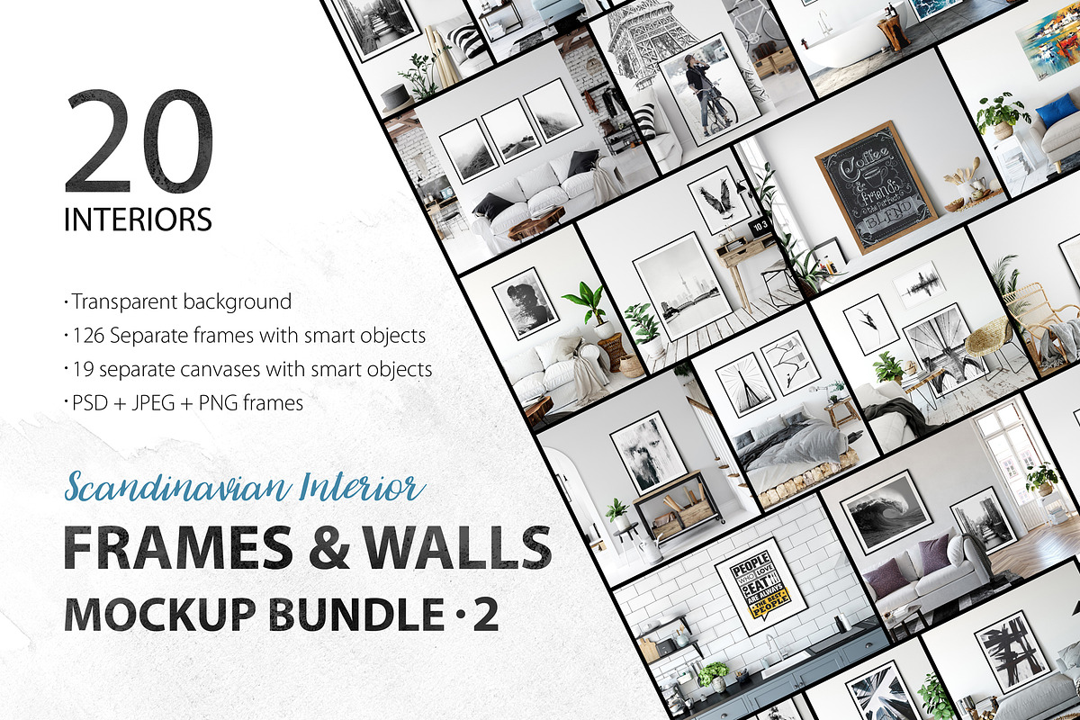 Frames & Walls Scandinavian Bundle-2, a Print Template by Yuri-U (Photo 1 of 44)