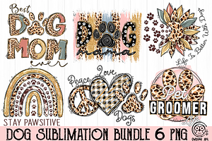 Dog Sublimation Bundle Png