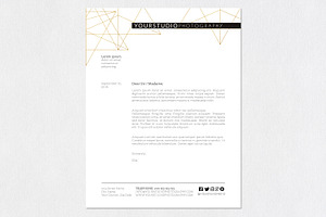 Letterhead Template Minimal Pink