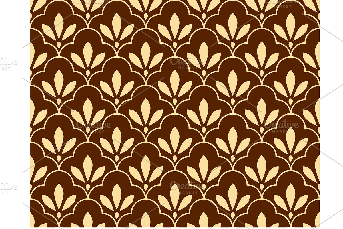 Flower geometric pattern., a Pattern Graphic by RODINA (Photo 1 of 3)