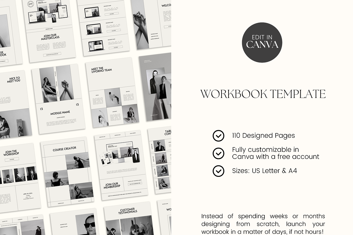 Canva Workbook Template for Coaches, a Magazine Template by Branding Babe Co. (Photo 2 of 10)