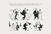 Wedding Collection: 66 Line Art Pack, a Person Illustration by Veyla (Thumbnail 13 of 16)