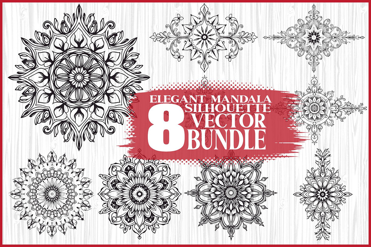 Mandala Laser Cut Designs, an Illustration by jahid234 (Photo 1 of 9)