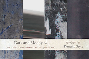 Dark And Moody 14 Photoshop Textures