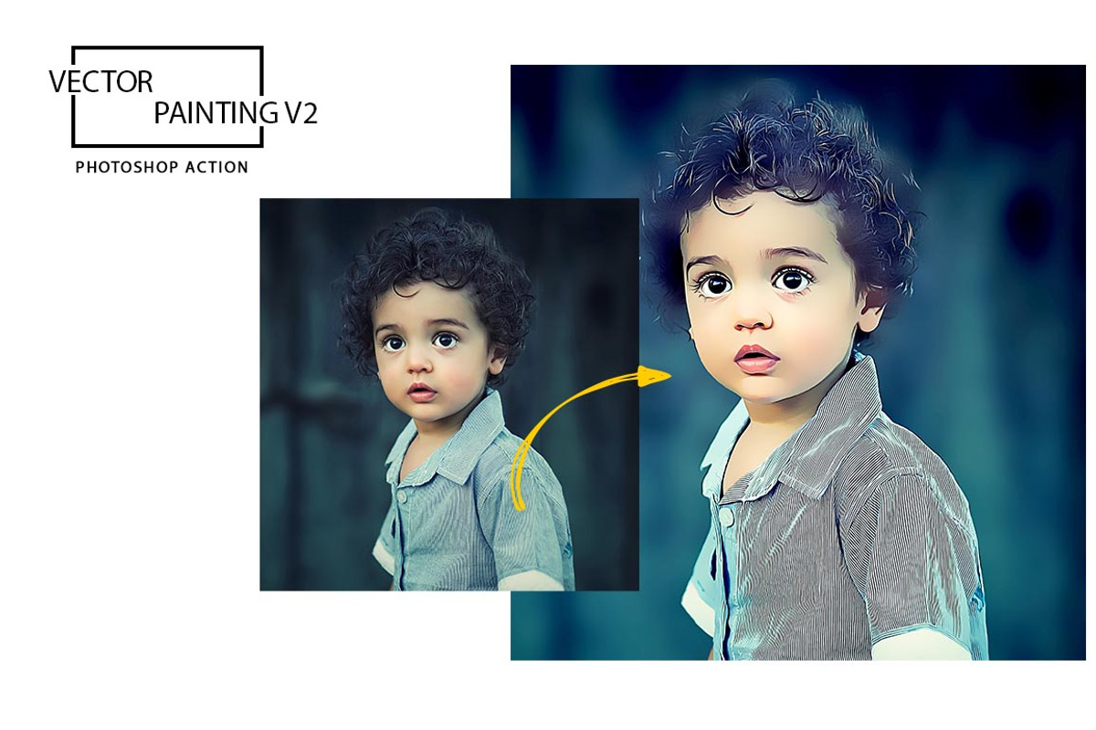 Vector Painting V2 Photoshop Actions, an Action Add-On by Jacpot007 (Photo 3 of 3)