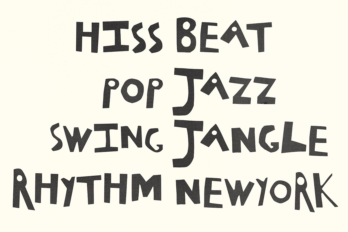 The Cutouts - Collage Display Font, a Handwritten Font by Madeline ODonoghue Design (Photo 7 of 9)