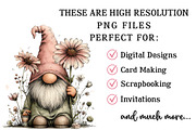 Whimsical Spring Gnome Clipart, an Illustration by OK Design (Thumbnail 4 of 6)
