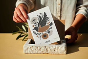 Linocut Garden | Poster Builder, an Object Graphic by KetteCreate (Thumbnail 11 of 20)