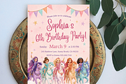 Unicorn Birthday Invitation, an Invitation Template by heynomi (Thumbnail 2 of 19)