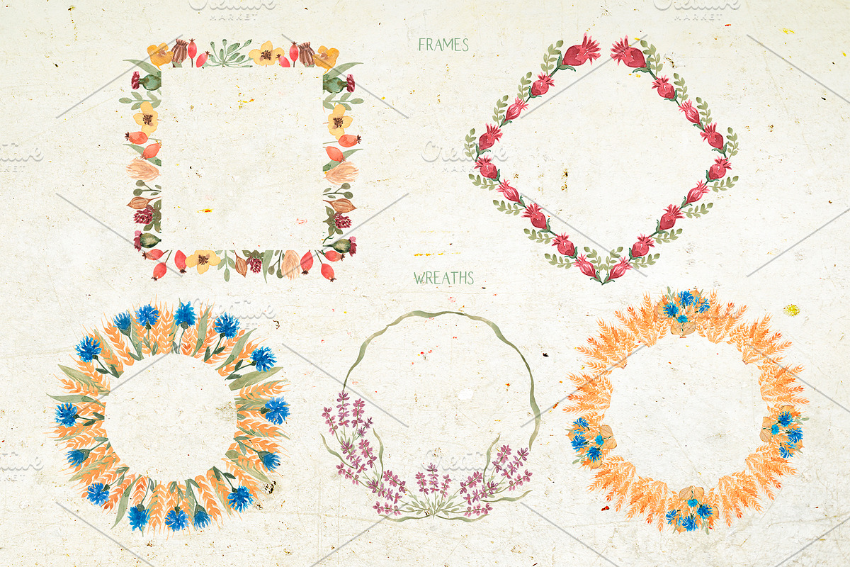 Wildflower bouquet, a Decorative Illustration by MayaNavits (Photo 6 of 14)
