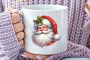 Santa Claus Face Christmas Clipart, a Work Illustration by CraftArtStudio (Thumbnail 5 of 6)