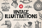 146 Vintage Illustrations, an Object Illustration by Polymath (Thumbnail 1 of 14)