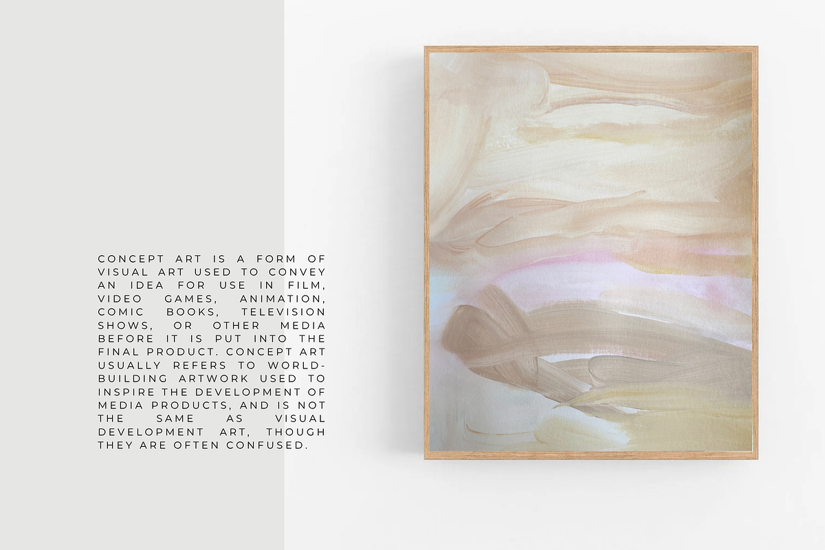 PINK AND BEIGE EXPRESSIVE ART, an Illustration by identity.ART (Photo 6 of 7)