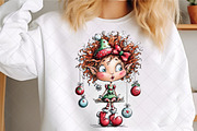 Whimsical Christmas Elf Clipart, an Illustration by SinaCreation (Thumbnail 6 of 7)