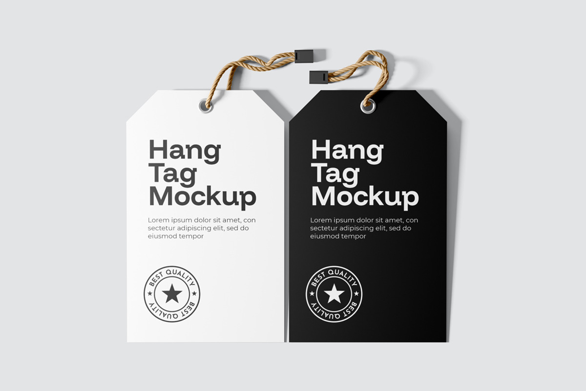Hang Tag Mockup, an Advertising Mockup by Rizky Audymas (Photo 5 of 8)