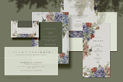 Gabriella Watercolor Florals Frames, a Stationery Template by slowlivecreate (Thumbnail 1 of 6)