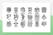Air Transport Icons, an Outline Icon by Becris (Thumbnail 3 of 3)