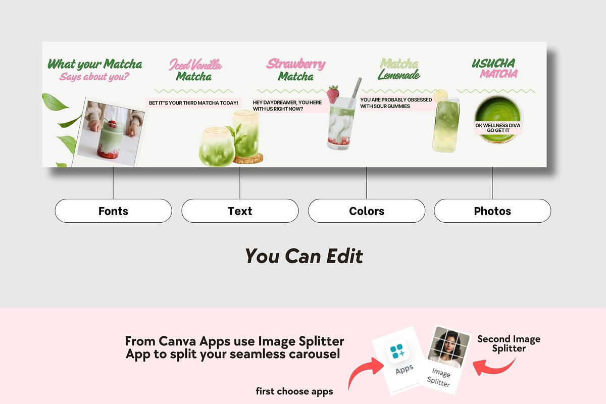 Matcha Cafe Social Media Marketing preview 6