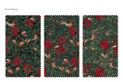 CHRISTMAS FOREST - patterns & motifs, an Animal Illustration by Liiafis (Thumbnail 6 of 15)